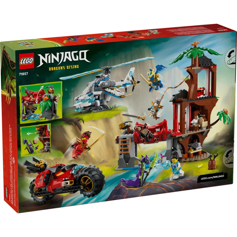 LEGO® 71857 NINJAGO® Nindzių transporto priemonės ir namelio