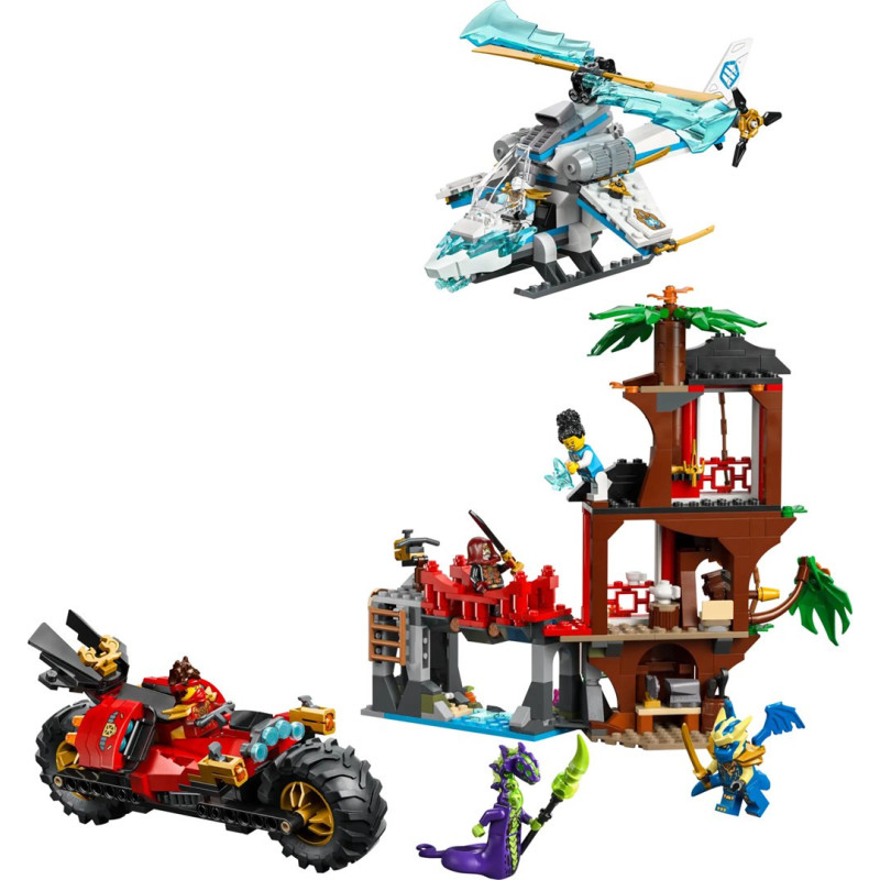 LEGO® 71857 NINJAGO® Nindzių transporto priemonės ir namelio