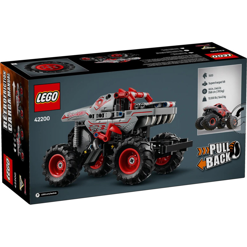 LEGO Technic Monster Jam™ ThunderROARus™ pull-back 42200 kainos