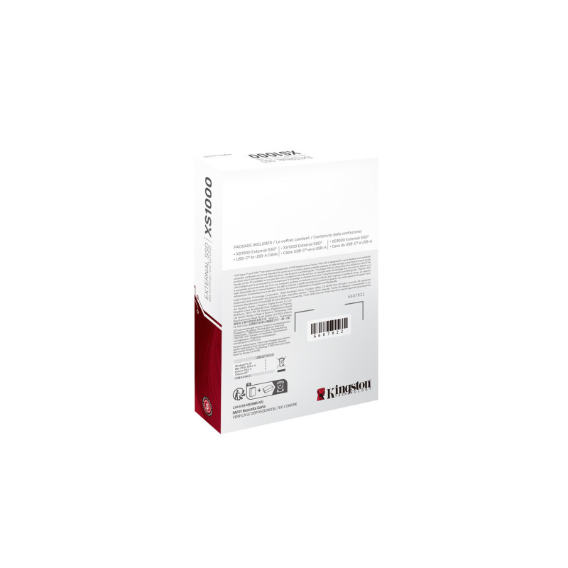 Kingston SSD XS1000 2TB kainos nuo 197.55 € | Kainoteka.lt