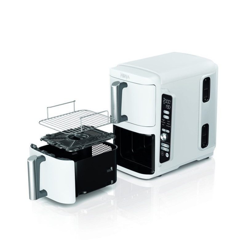 Ninja SL400EU Double Stack XL, 9,5 l, 2470 W, pilka - Karšto oro