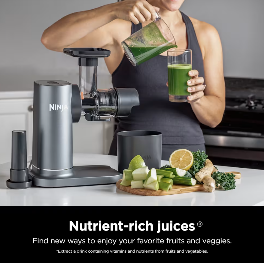Sulčiaspaudė Ninja NeverClog Cold Press Juicer kainos nuo 118.99