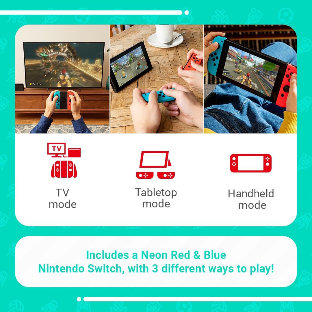 Žaidimų kompiuteris NINTENDO SWITCH NB/NR Joy-Con (Compact Box