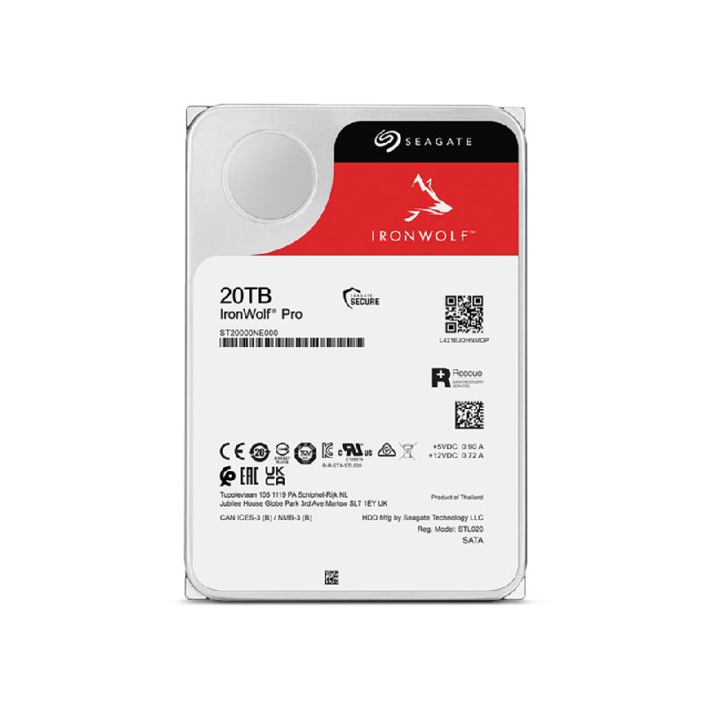 Seagate IronWolf Pro NAS HDD ST20000NT001 - 20 TB 3,5 sp. SATA 6