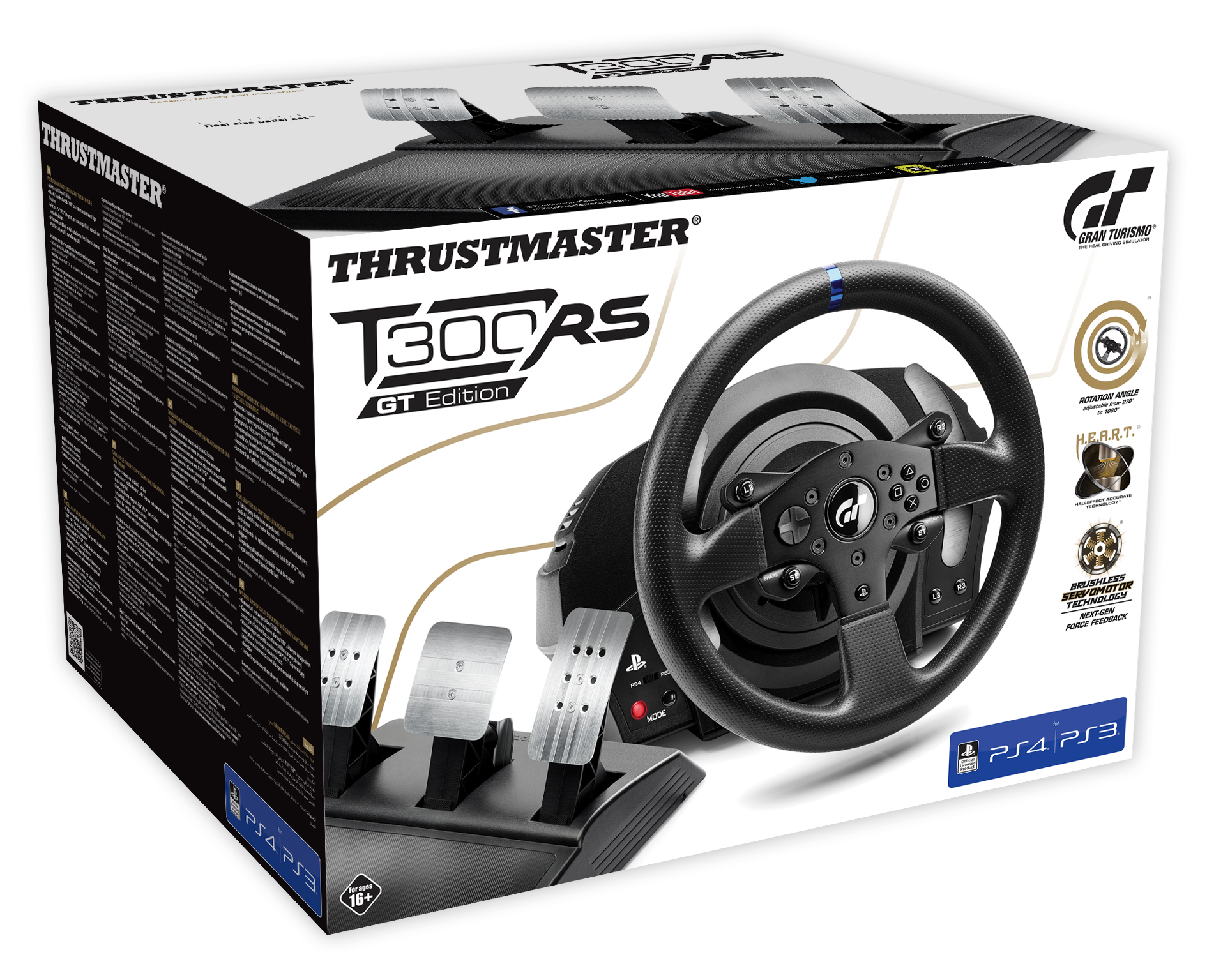 その他 Thrustmaster T300RS GT EDITION PS4 PS3 Thrustmaster T300RS - GT Edition -rattiohjain, PC / PS3