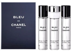 Chanel Bleu de Chanel EDT Refillable 20 ml + EDT Refill 2 x 20 ml