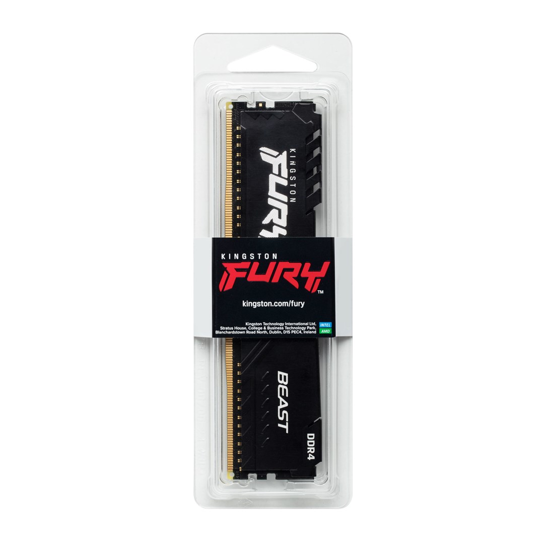 Kingston Technology FURY Beast RGB, 32 GB, 2 x 16 GB, DDR4, 3200