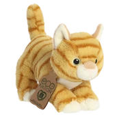 Pliušinis žaislas Aurora Eco Nation Orange Tabby, rudas, 15 cm