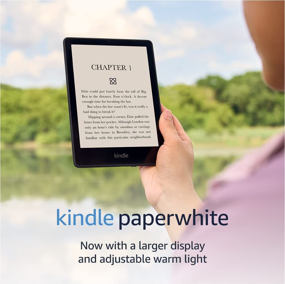 Amazon - Kindle Paperwhite 5 - 11th Gen 8GB Wi-Fi 6.8 - Black