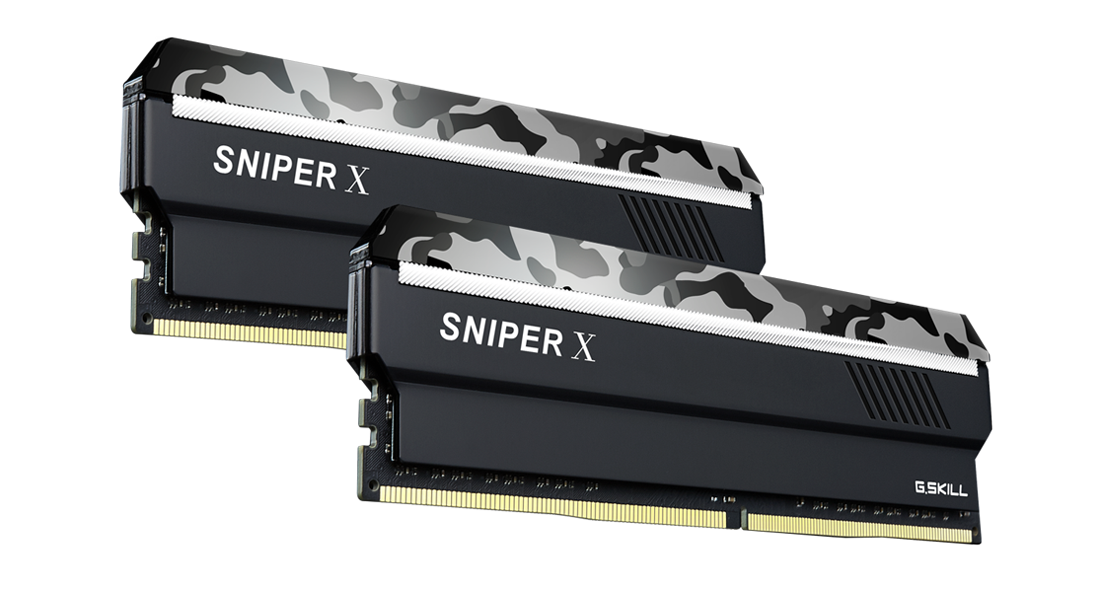 G.SKILL SNIPER X 16GB(8GB×2)DDR4 3200MHz G.Skill | Sniper X | 16 GB | DDR4 | 3200 MHz | PC/server