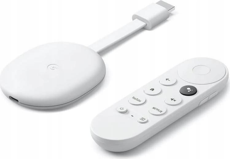 Chromecast with Google TV ホワイト Google Chromecast 4K kainos nuo 44.69 € | Kainoteka.lt