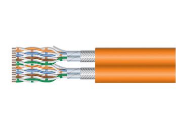 Equip Cat.7 S/FTP Duplex Installation Cable, LSZH, Solid Copper