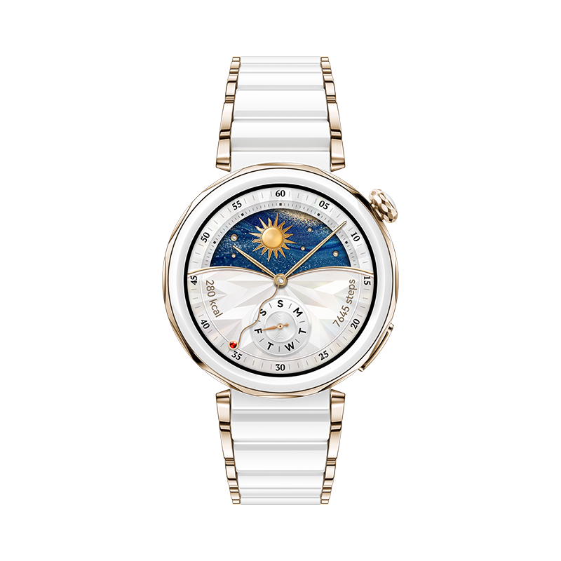 HUAWEI WATCH GT 5 Pro 42mm ホワイト Nuo 387.54 €] Huawei Watch GT 5 Pro 42mm White (Baltas