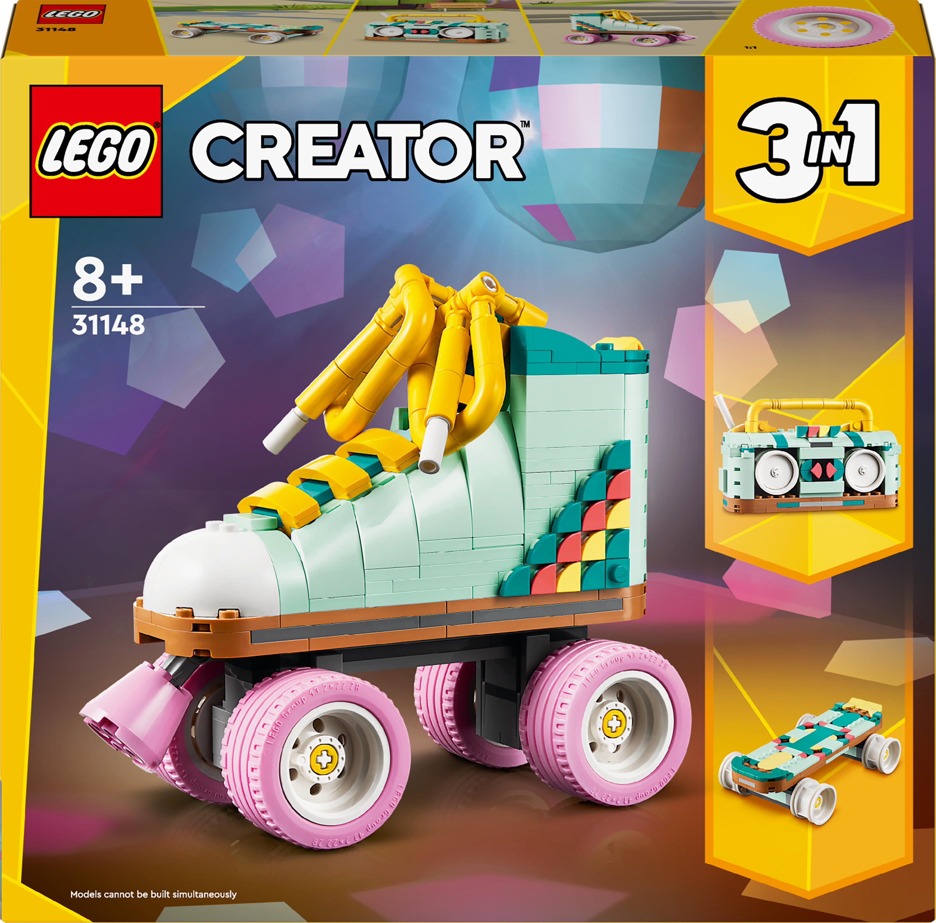 Konstruktorius LEGO® Creator 3in1 Retro riedučiai 31148 kainos nuo