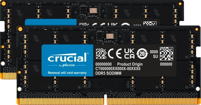 RAM Crucial 96GB Kit (2x48GB) DDR5-5600 CL46 SO-DIMM