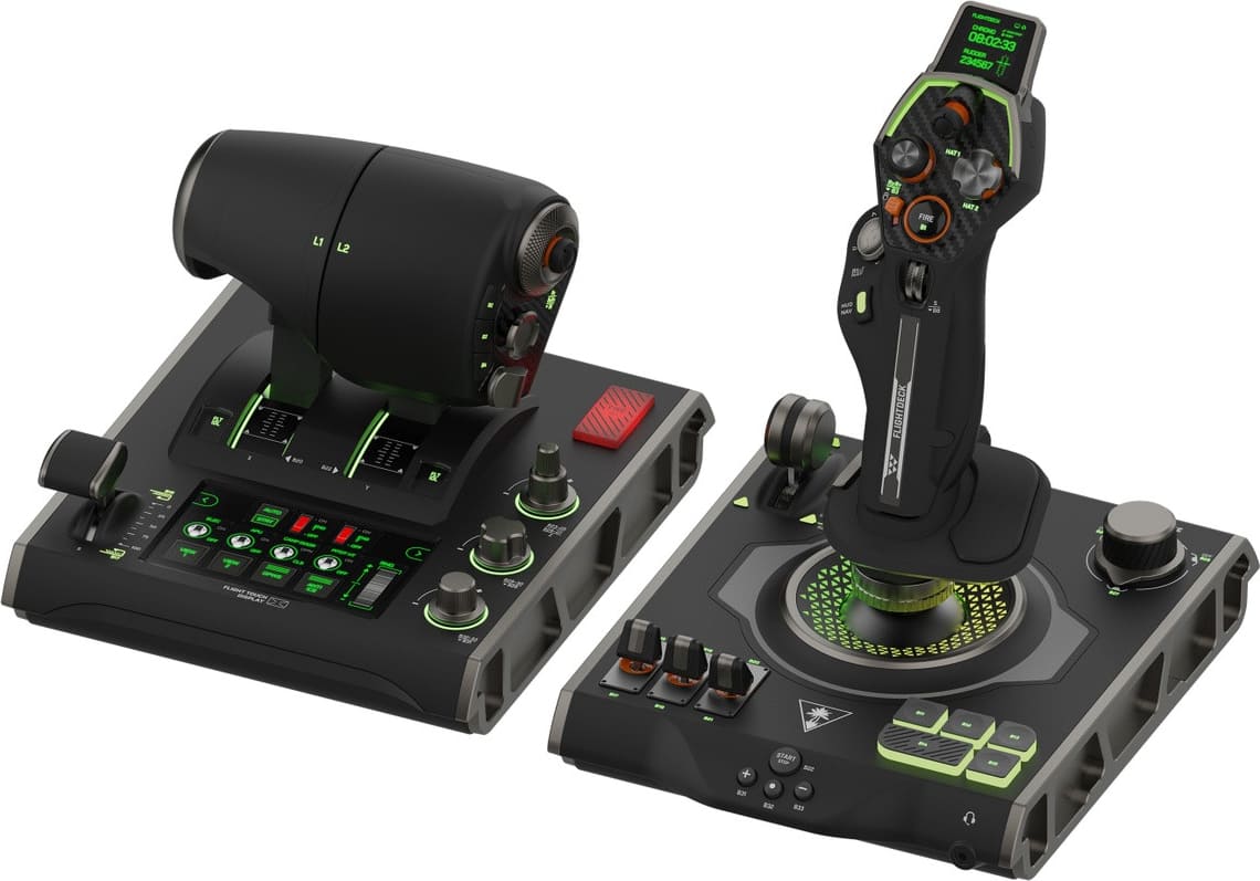 【使用１回】Turtle Beach Velocit Yone Flight Turtle Beach VelocityOne, Flightstick, PC, Analogue / Digital