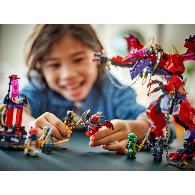 Konstruktorius LEGO® Ninjago Thunderfang Dragon of Chaos 71832 Konstruktorius LEGO® Ninjago Thunderfang Dragon of Chaos 71832