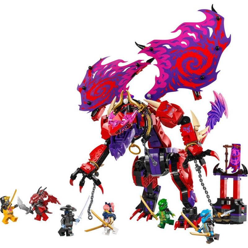 Konstruktorius LEGO® Ninjago Thunderfang Dragon of Chaos 71832