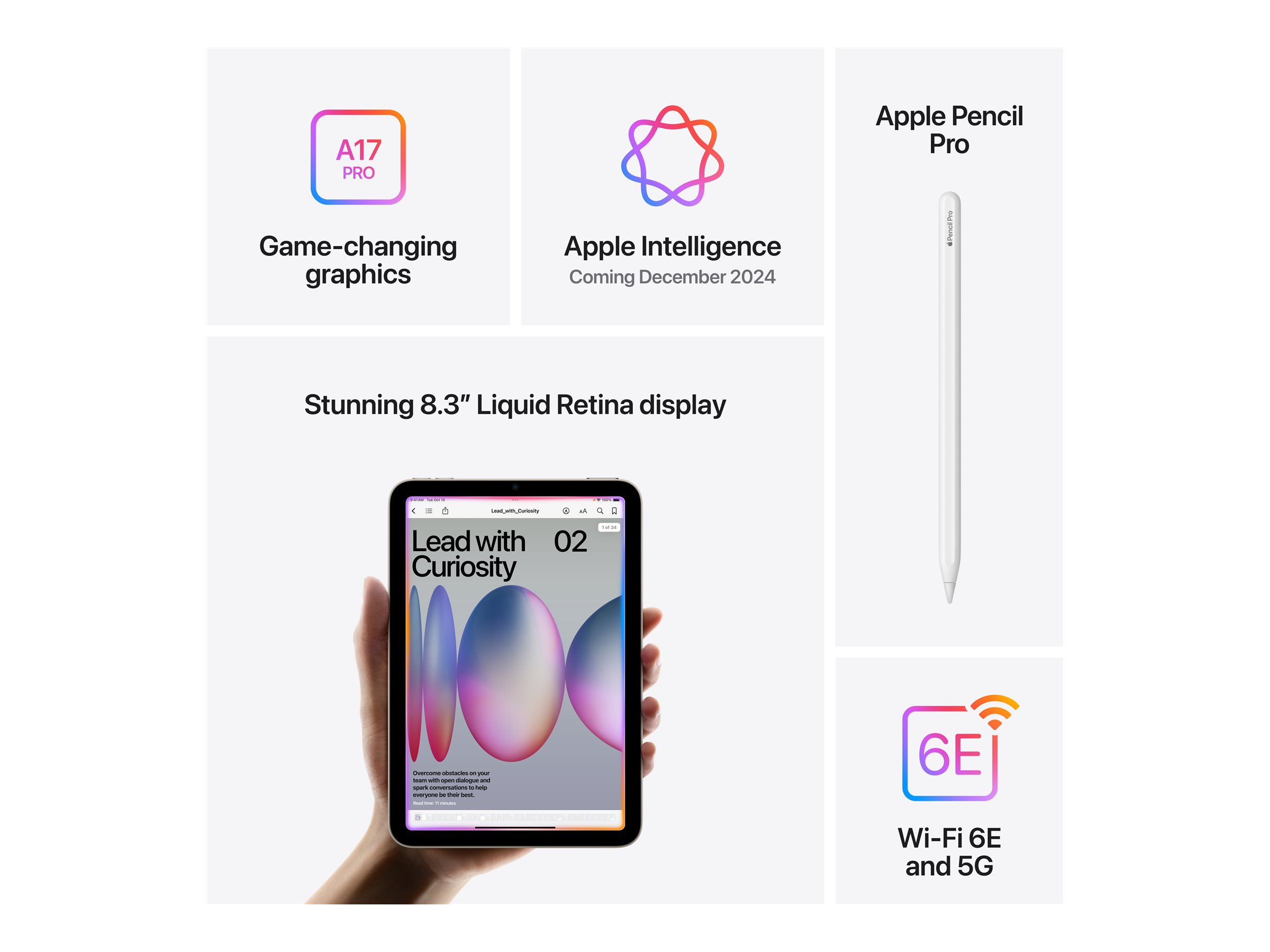 Apple iPad Mini 128GB A17 Pro kainos nuo 539 € | Kainoteka.lt
